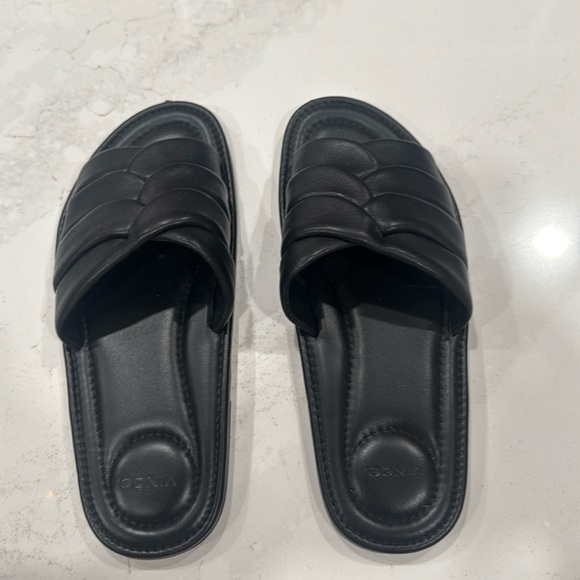 Vince woven black slides - Picture 1 of 6